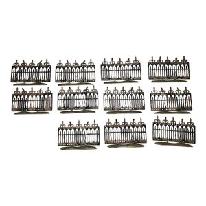 Department 56 Halloween Village Spooky Wrought Iron Fence Set If 11